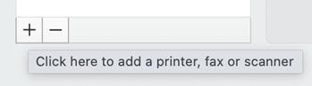 Installing a printer Mac step 3